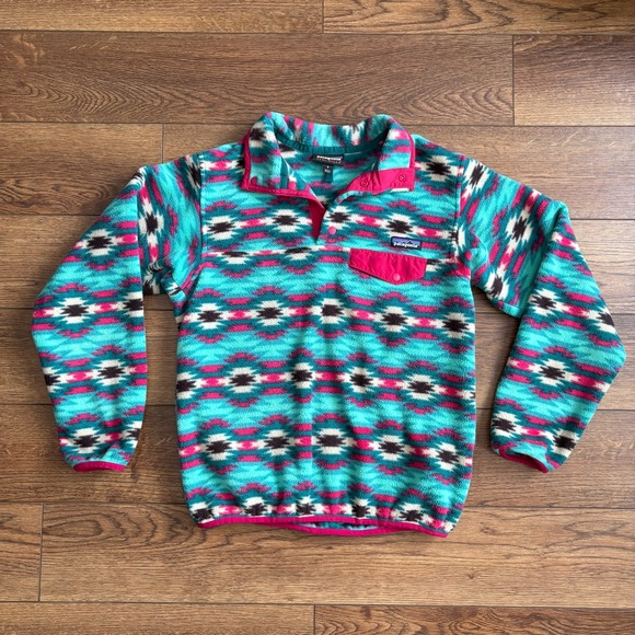 Patagonia Jackets & Blazers - Patagonia Aztec Synchilla Fleece Women’s Size Small